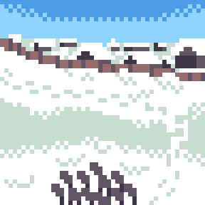 Рисование - Дервня в снегу