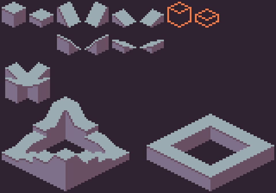 Рисование - Изометрическая крыша