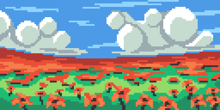 Рисование - Маковое поле