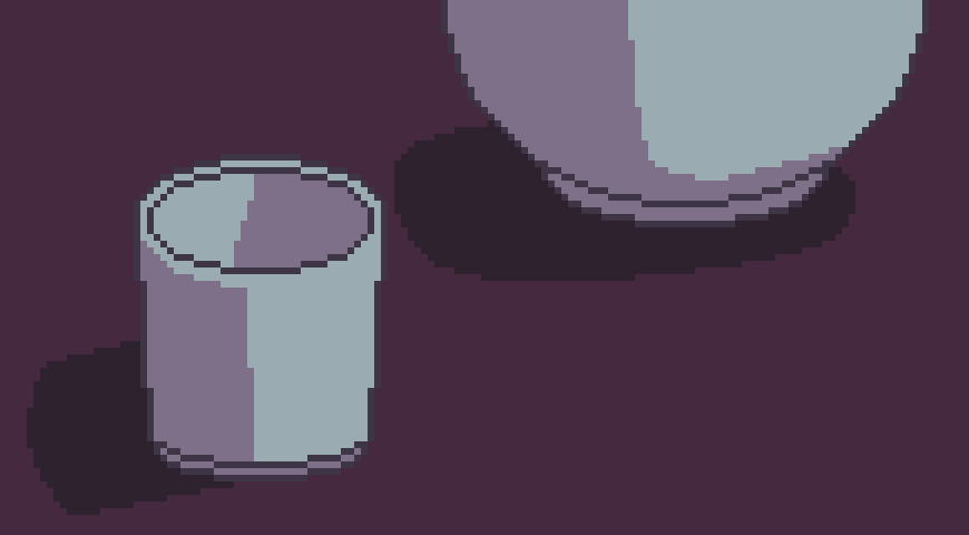 Рисование - Стакан и край вазы