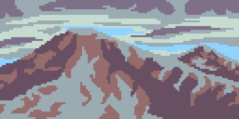 Рисование - Горы