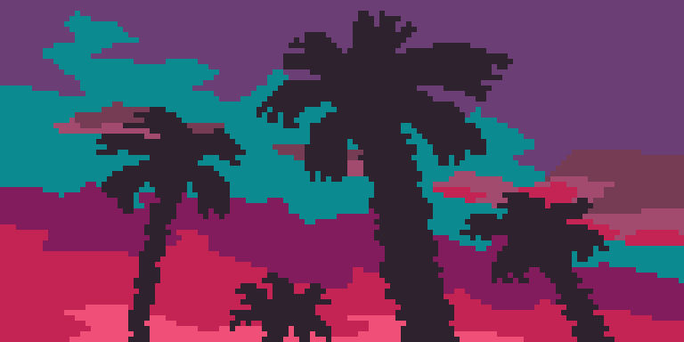 Рисование - Пальмы