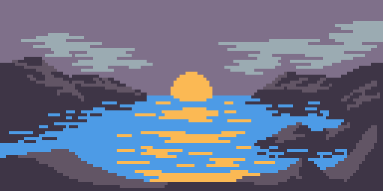 Рисование - Закат