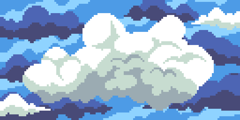 Рисование - Вторые облака