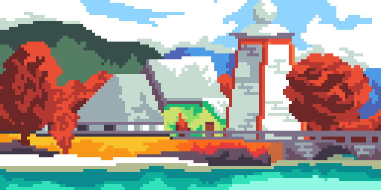 Рисование - Городской берег