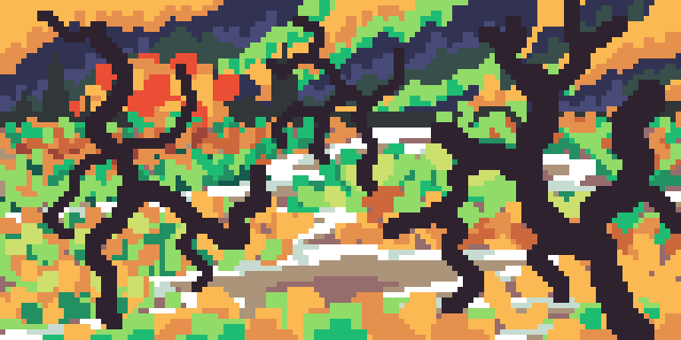 Рисование - Ведьмин луг