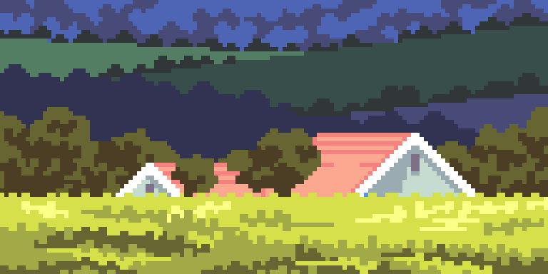 Рисование - Последний лучик солнца