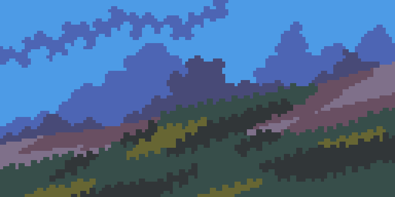 Рисование - Склон