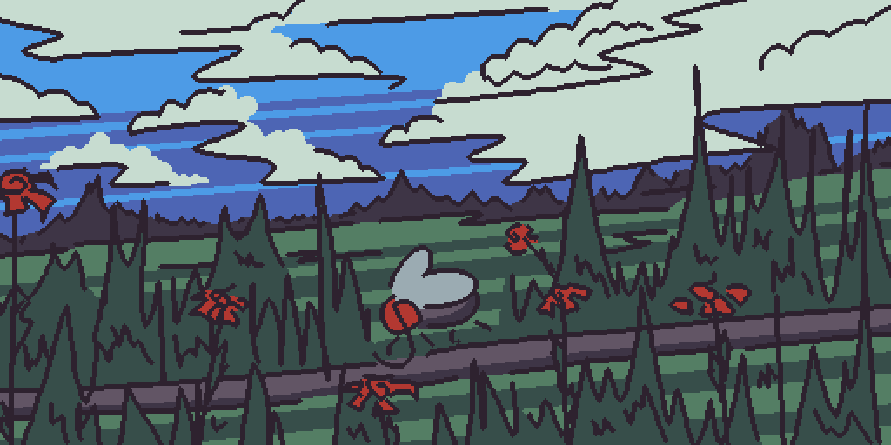 Рисование - Муха идёт