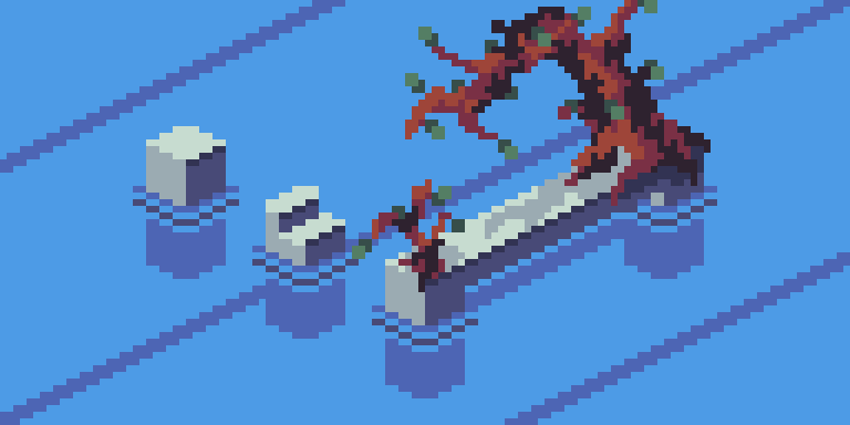 Рисование - Весна в бассейне