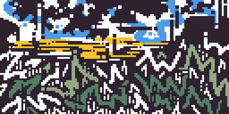 Рисование - Прибрежная поляна