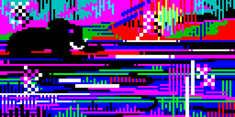 Рисование - Слон, тонущий в нефти