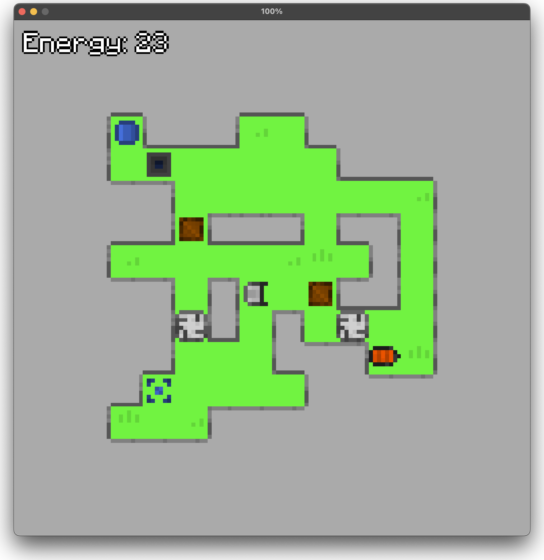 100% - Карта позднего уровня